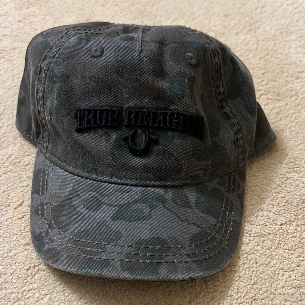 True Religion Kids Camo Cap - Black